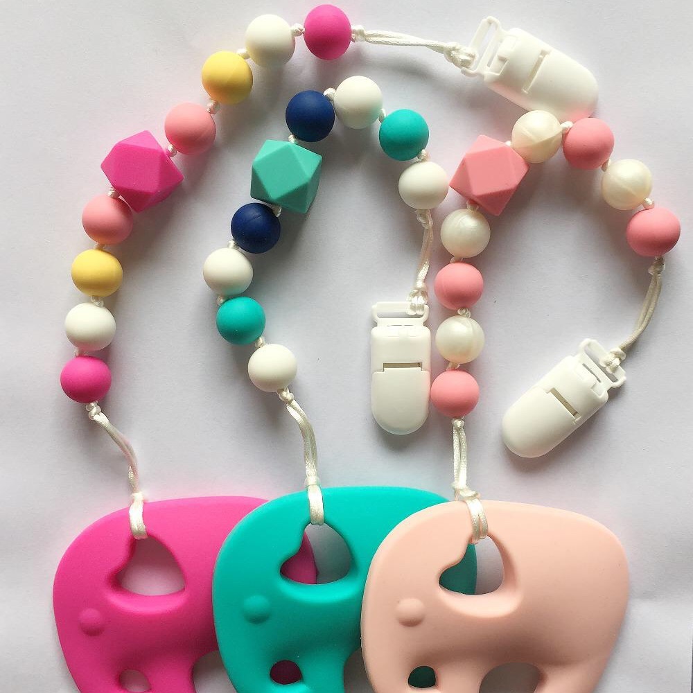 Teething clips